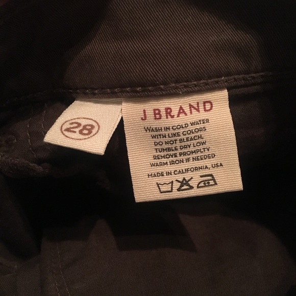 EUC J Brand Pencil Leg Stretch Brush Twill Sz 28 - Picture 3 of 3